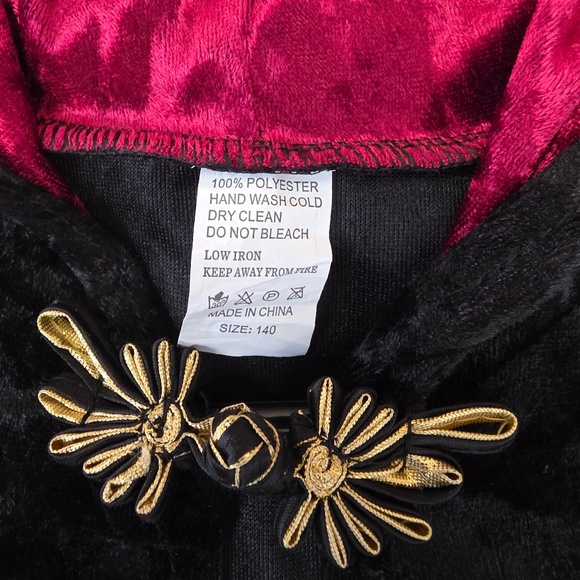 Harry Potter Gryffindor Robe Child Large Black Costume Cosplay - Picture 6 of 10